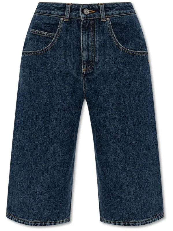 CURVED SIDE DENIM BERMUDA made by Givenchy