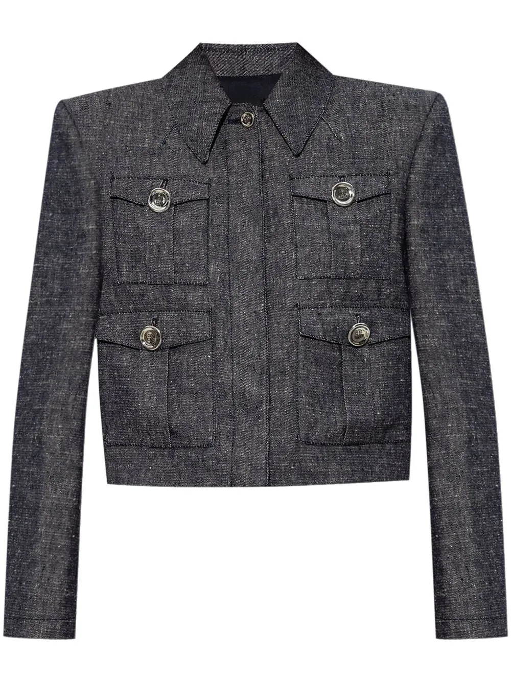 SHORT DENIM JACKET WITH 4 POCKETS sold by Lord & Taylor