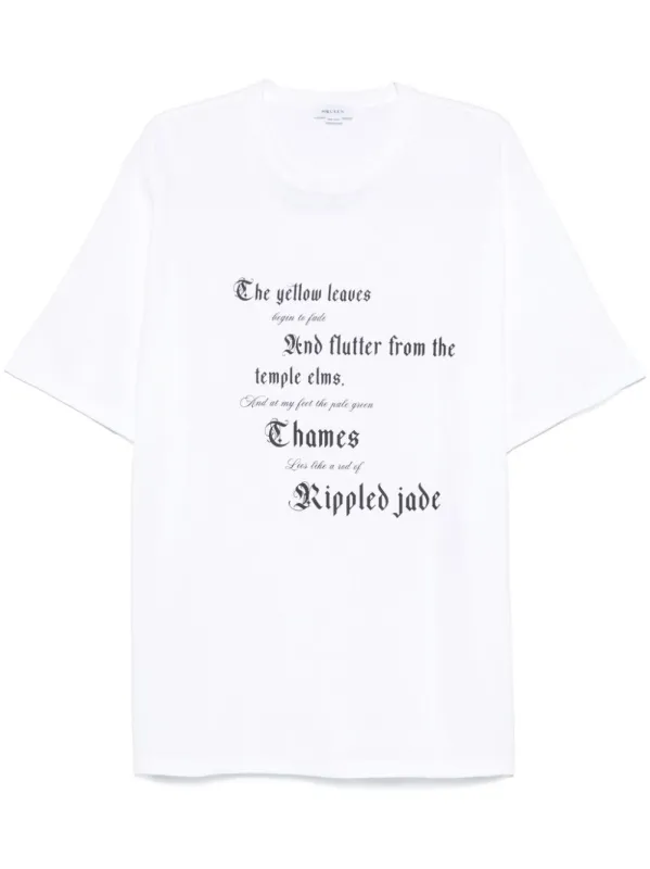 WHITE COTTON T-SHIRT sold by Lord & Taylor
