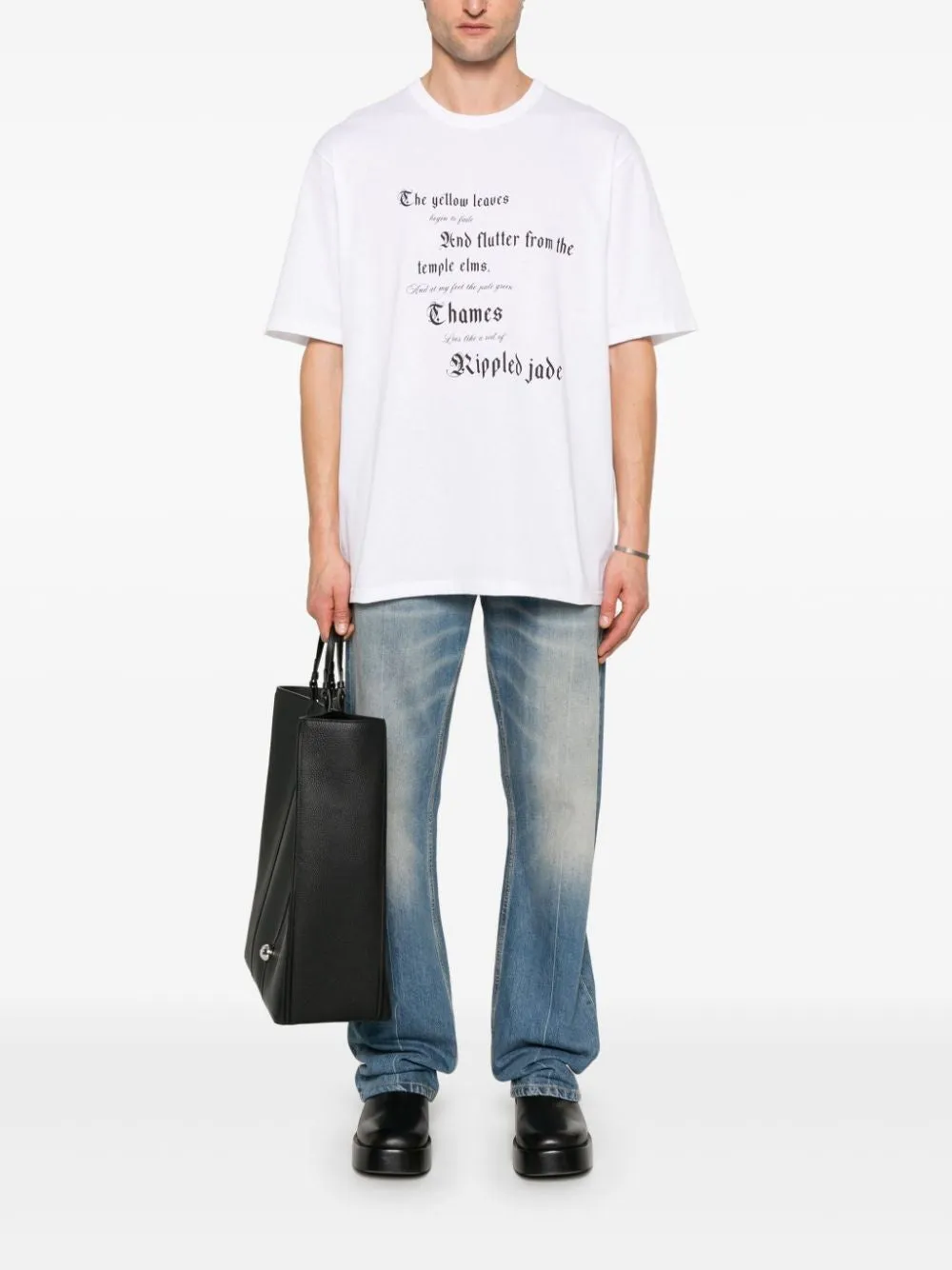 WHITE COTTON T-SHIRT sold by Lord & Taylor product image thumbnail 2