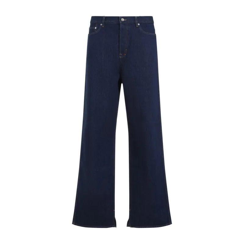 WIDE-LEG JEANS WITH EMBROIDERY sold by Lord & Taylor