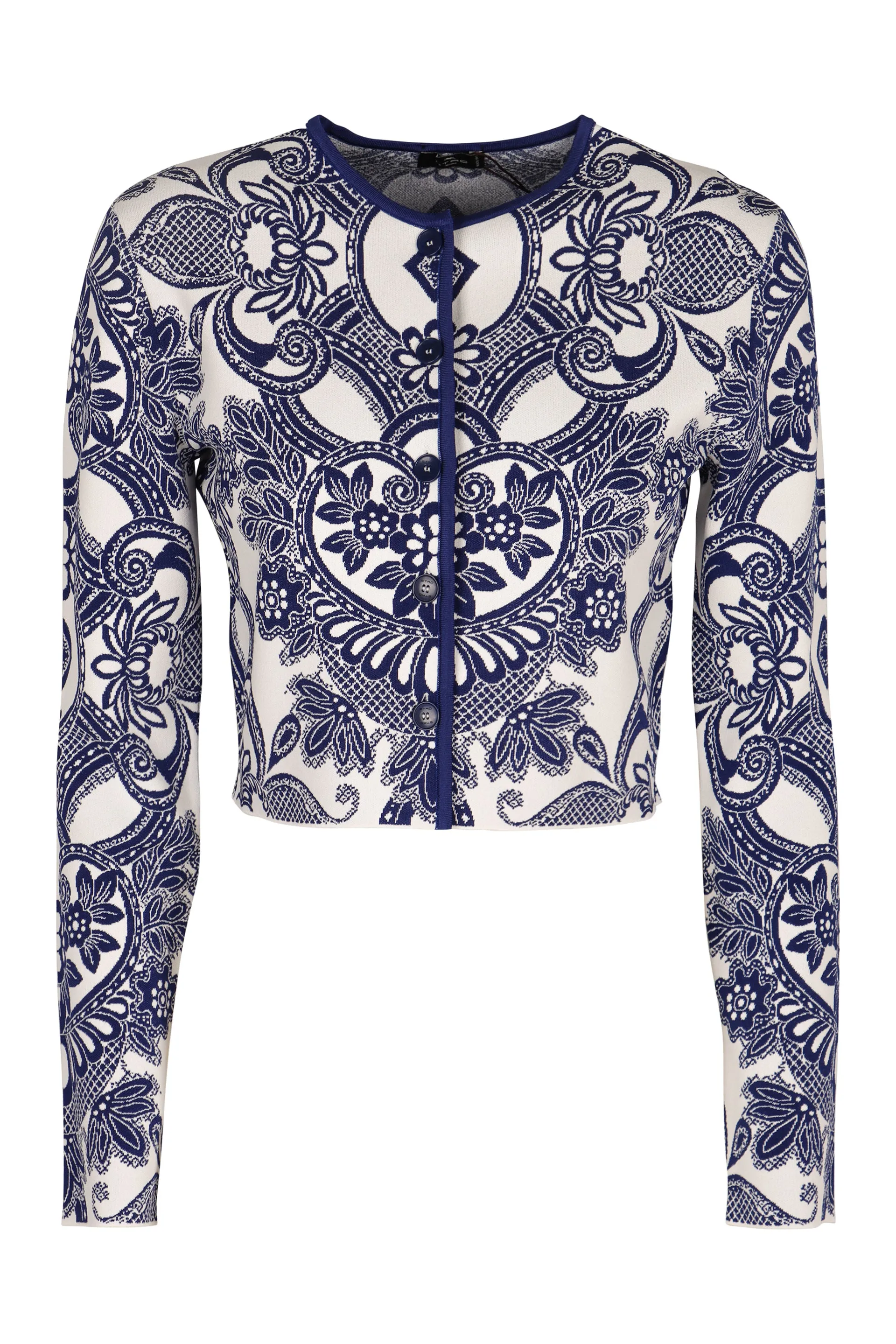 JACQUARD KNIT CARDIGAN sold by Lord & Taylor