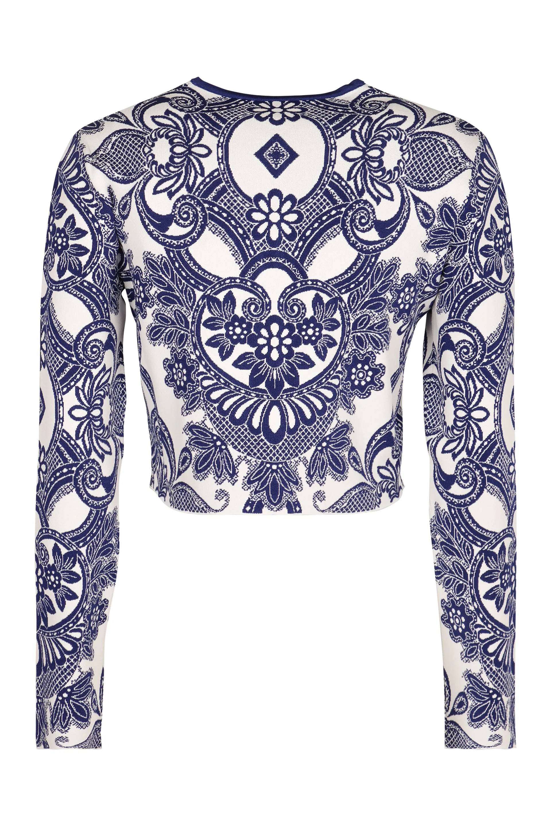JACQUARD KNIT CARDIGAN sold by Lord & Taylor product image thumbnail 2