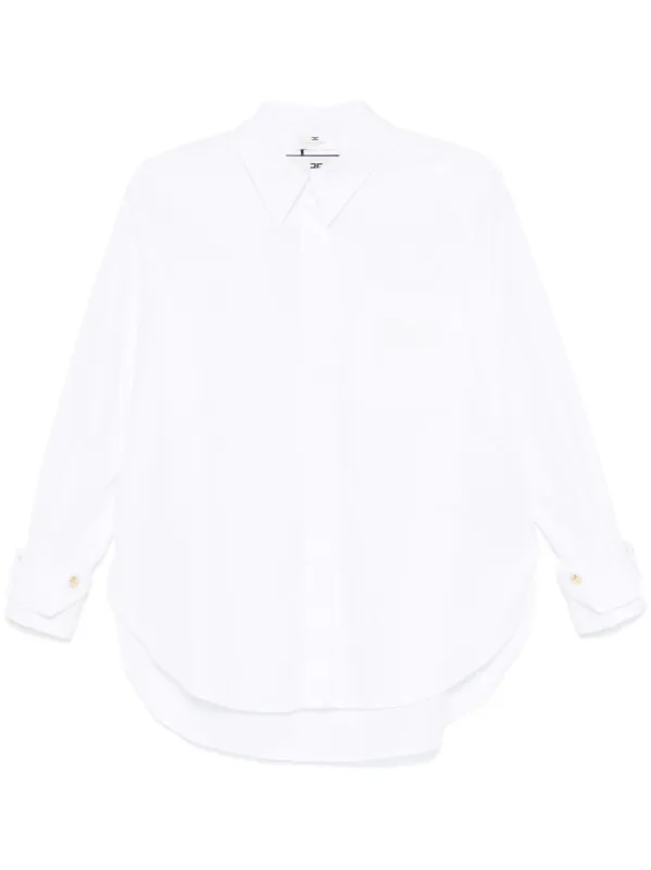 LOGO EMBROIDERED POPLIN SHIRT sold by Lord & Taylor