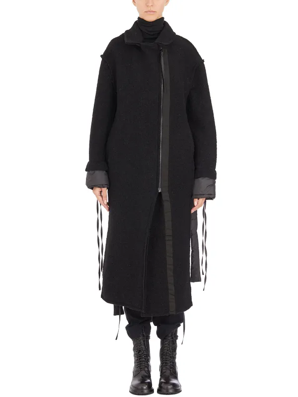 CAPPOTTO LUNGO CON DETTAGLI IN NYLON sold by Lord & Taylor