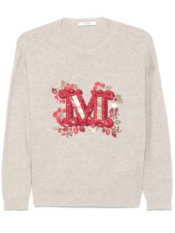 LOGO WOOL AND CASHMERE JUMPER sold by Lord & Taylor