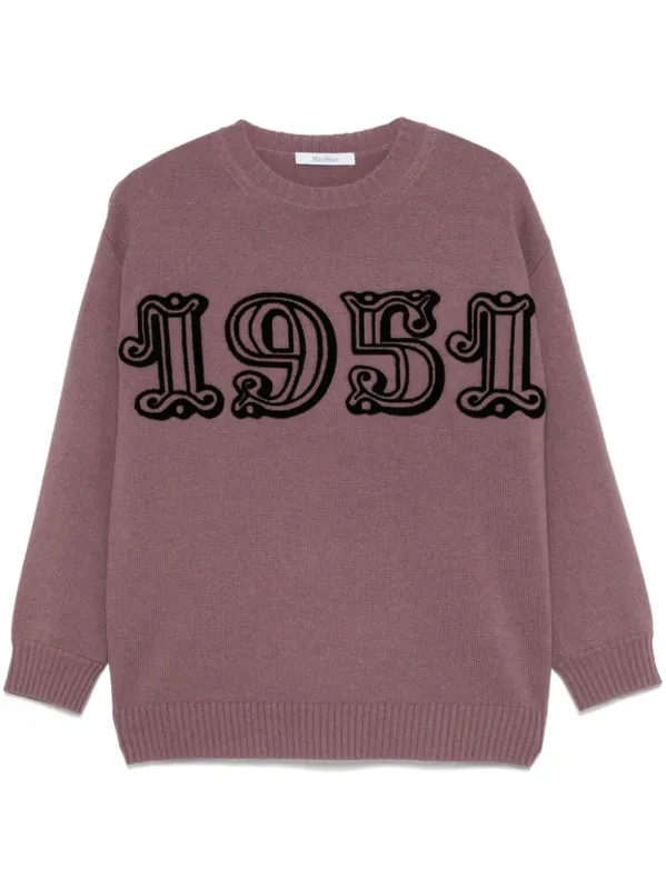 LOGO WOOL AND CASHMERE JUMPER made by MaxMara