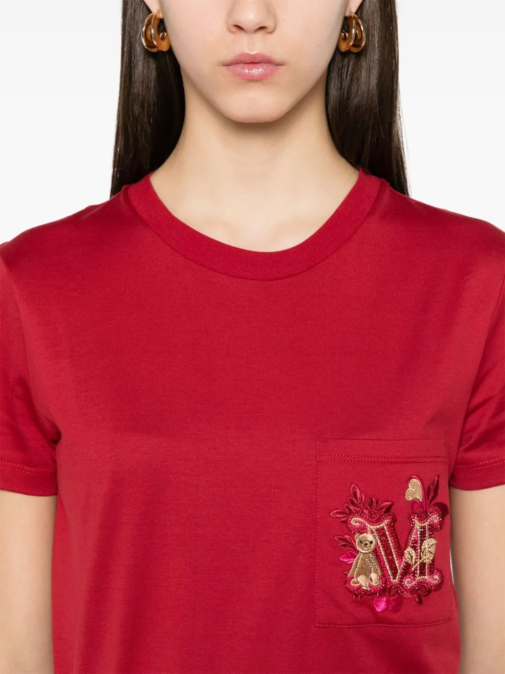 LOGO COTTON T-SHIRT sold by Lord & Taylor product image thumbnail 4