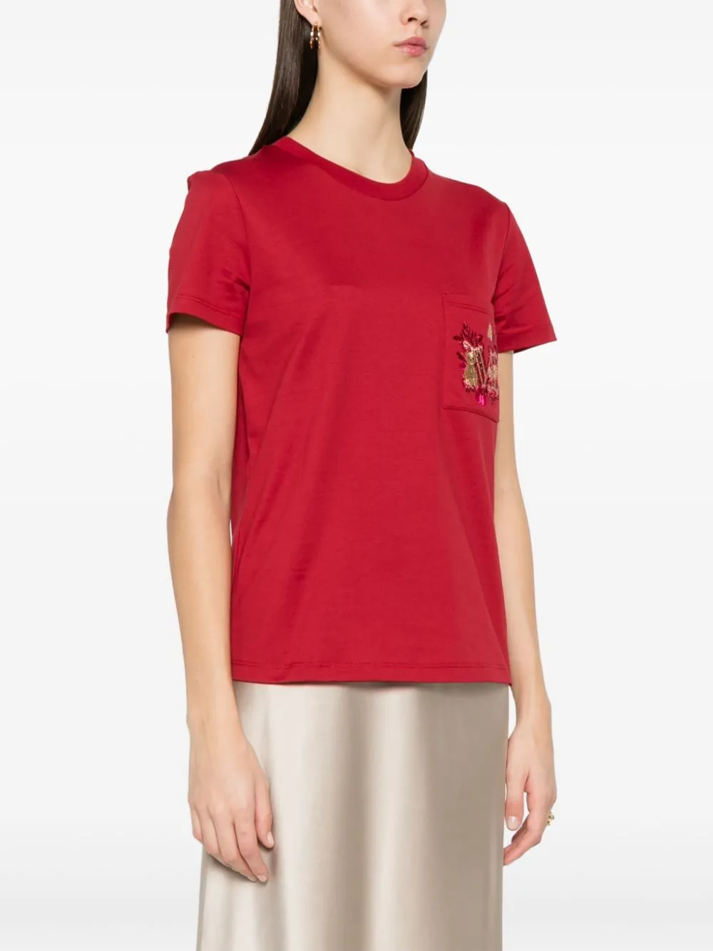 LOGO COTTON T-SHIRT sold by Lord & Taylor product image thumbnail 3