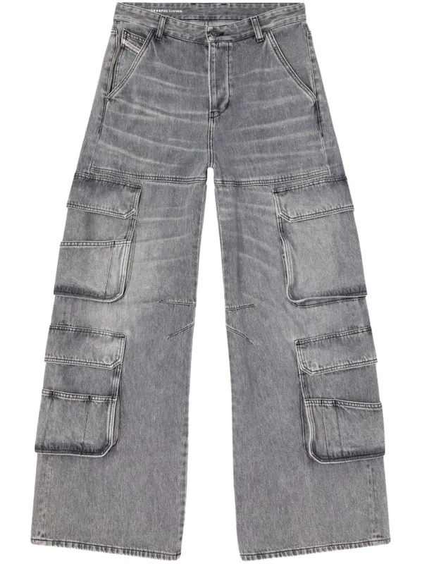 CARGO DENIM JEANS sold by Lord & Taylor