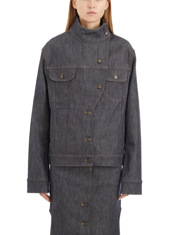 DENIM MOTORBIKER JACKET sold by Lord & Taylor