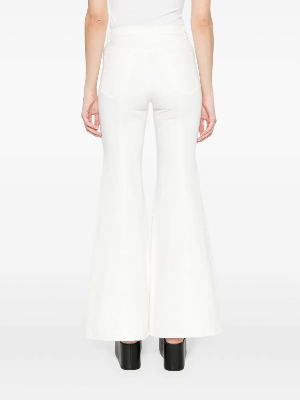 DENIM FLARED JEANS sold by Lord & Taylor product image thumbnail 4