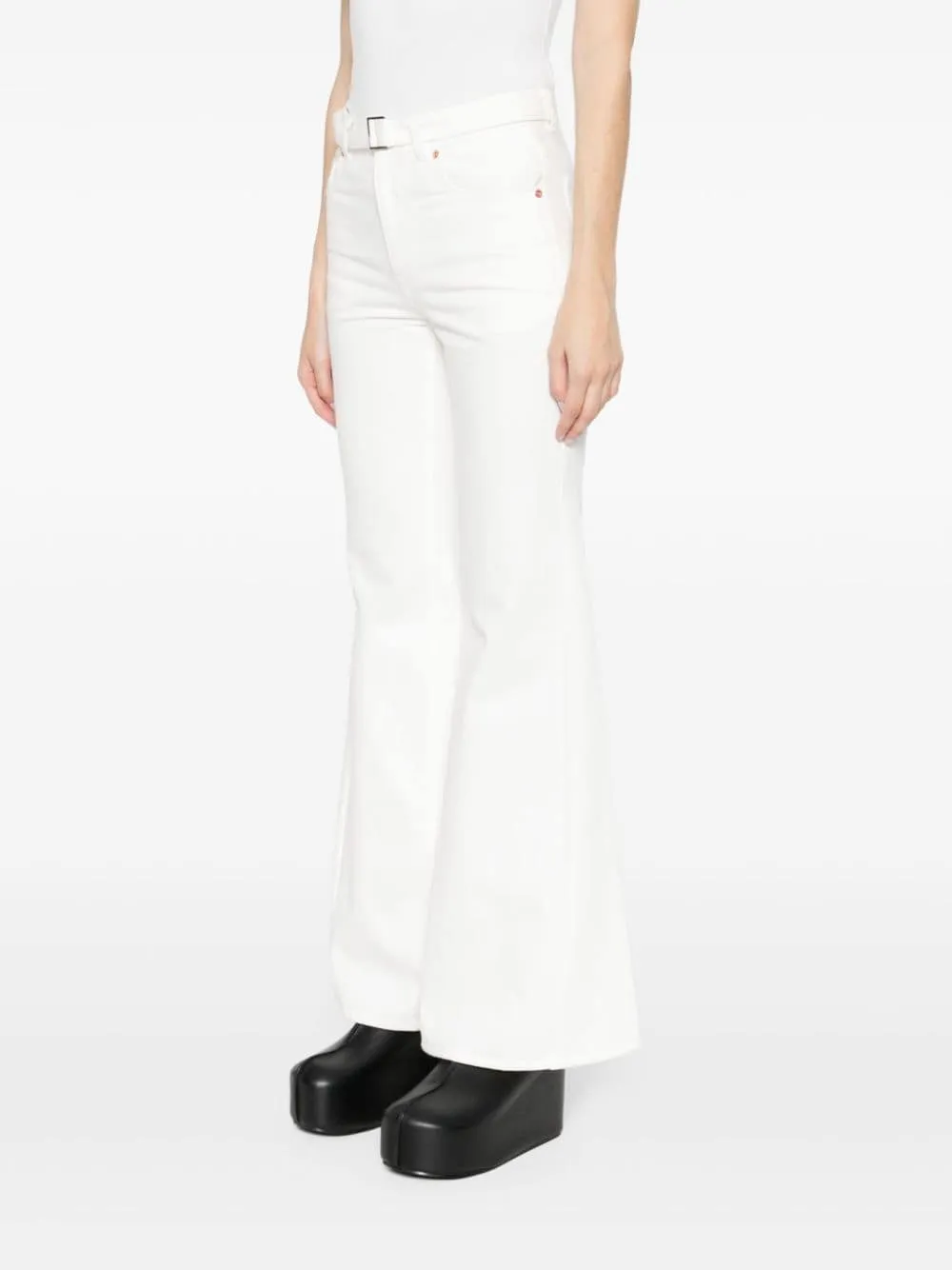 DENIM FLARED JEANS sold by Lord & Taylor product image thumbnail 5