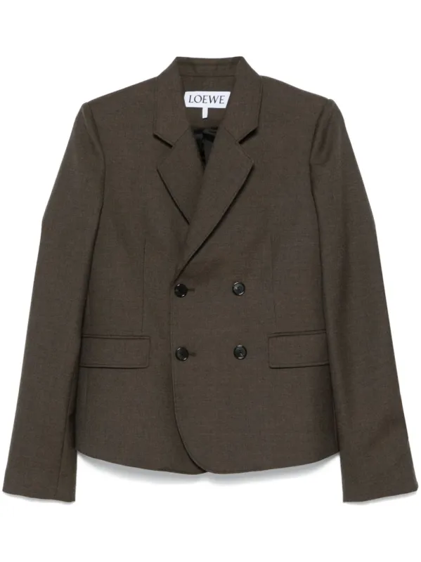 WOOL DOUBLE-BREASTED JACKET sold by Lord & Taylor
