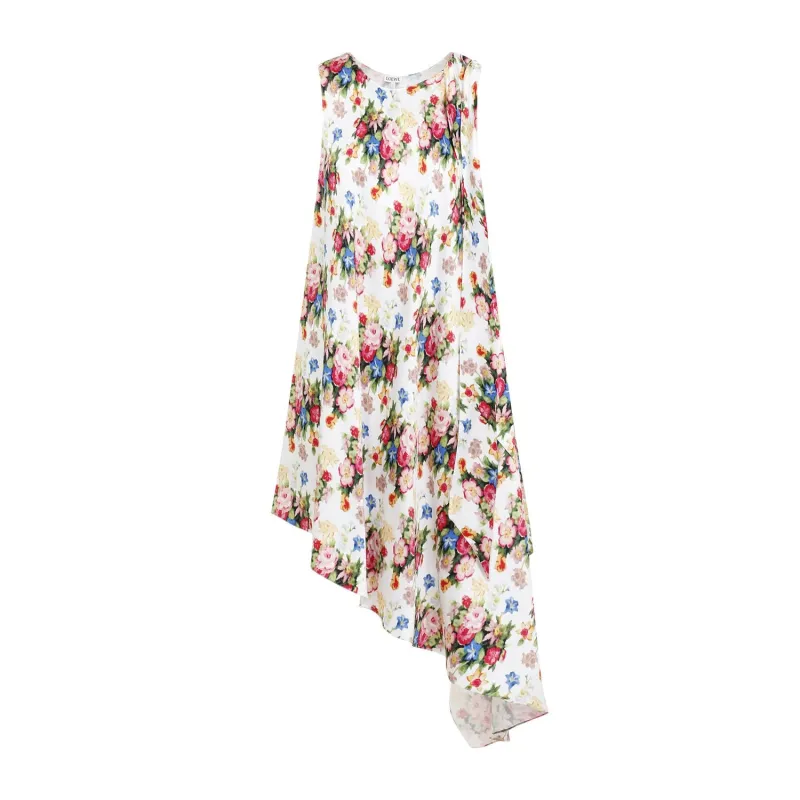 SILK ASYMMETRIC DRESS sold by Lord & Taylor