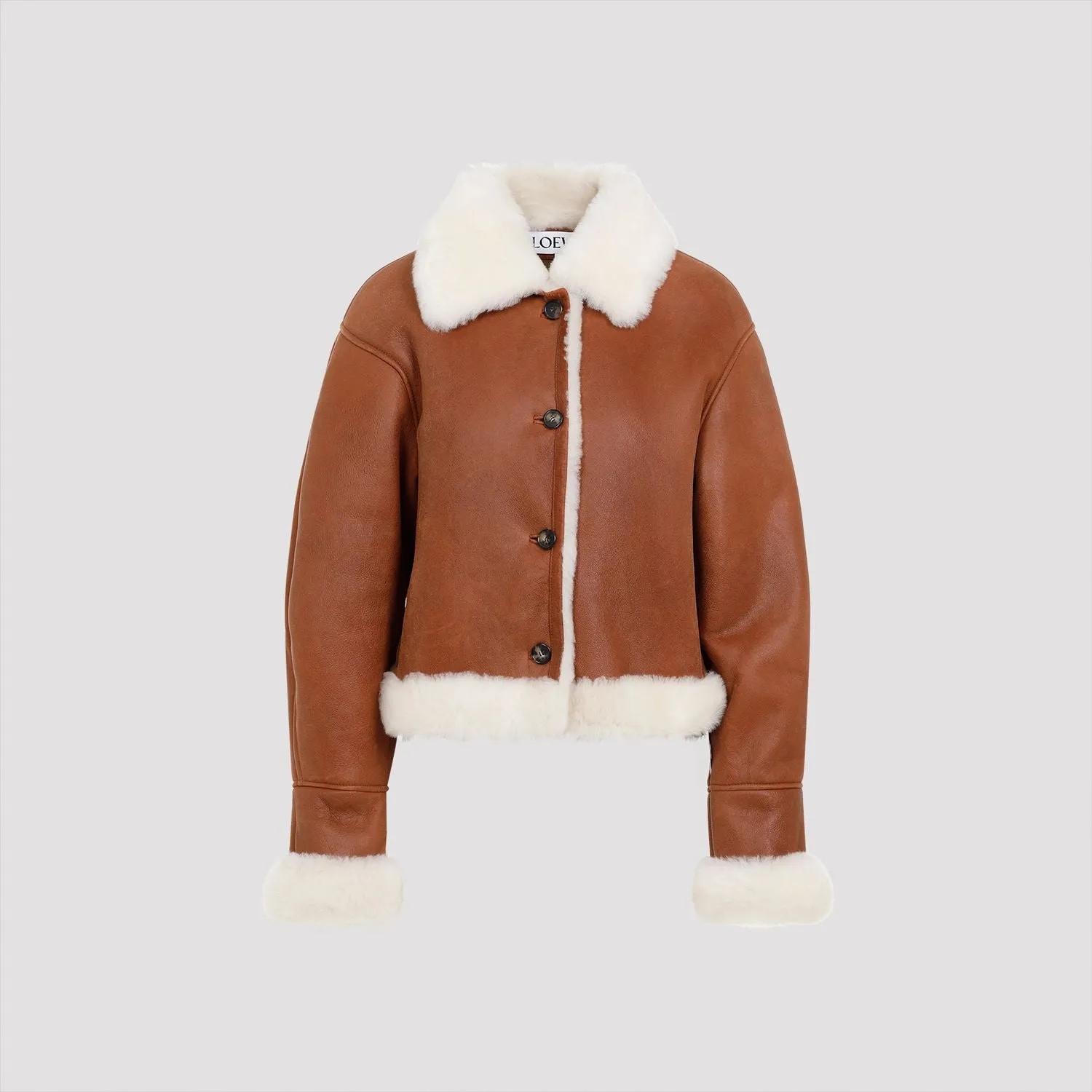SHEARLING LEATHER JACKET sold by Lord & Taylor product image thumbnail 2