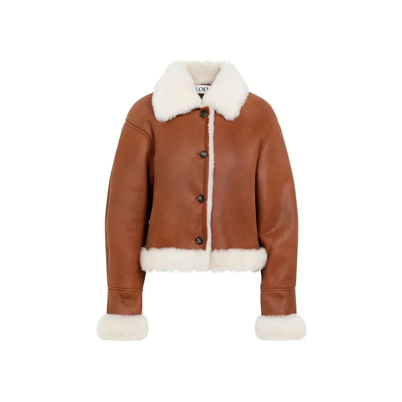 SHEARLING LEATHER JACKET sold by Lord & Taylor