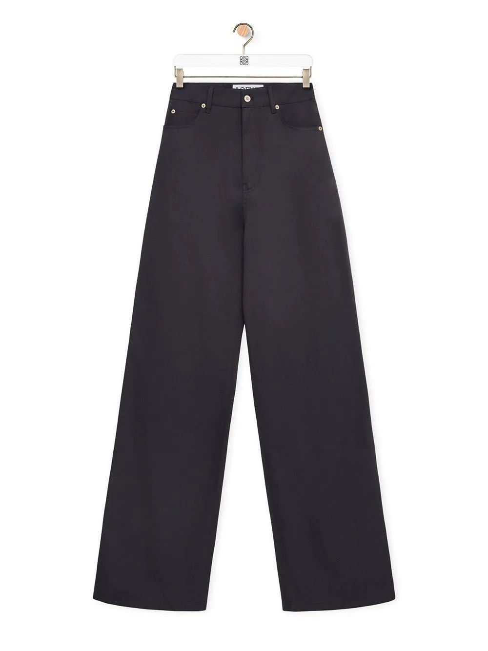 HIGH-WAISTED COTTON TROUSERS sold by Lord & Taylor