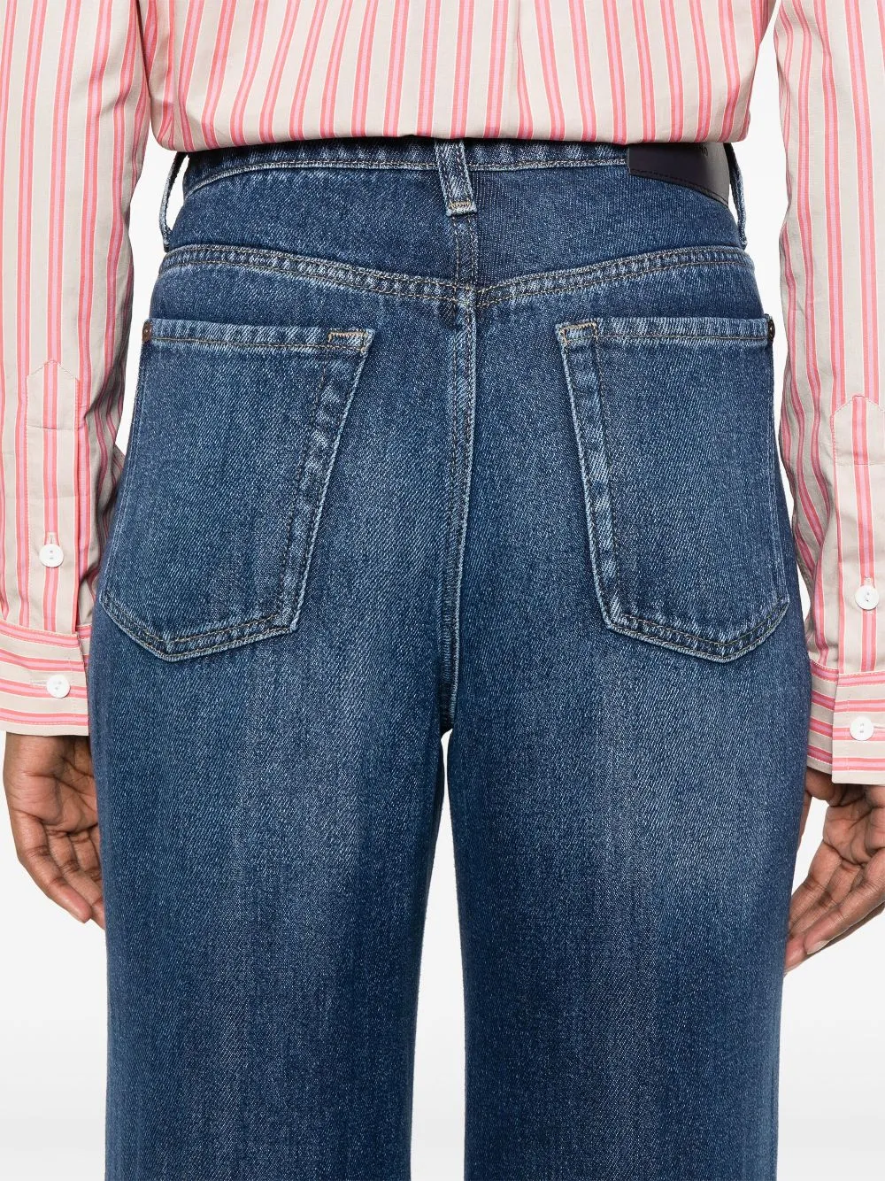 MODERN DOJO TAILORLESS - HIGH WAISTED FLARED JEANS sold by Lord & Taylor product image thumbnail 4