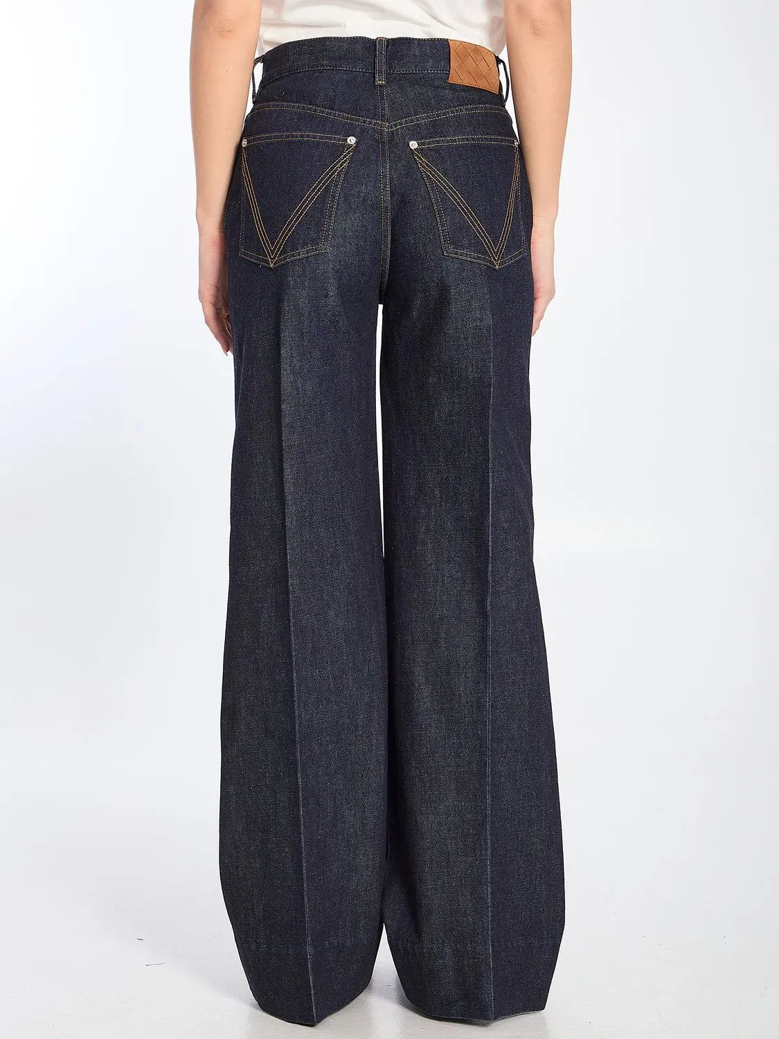 WIDE-LEG JEANS sold by Lord & Taylor product image thumbnail 4