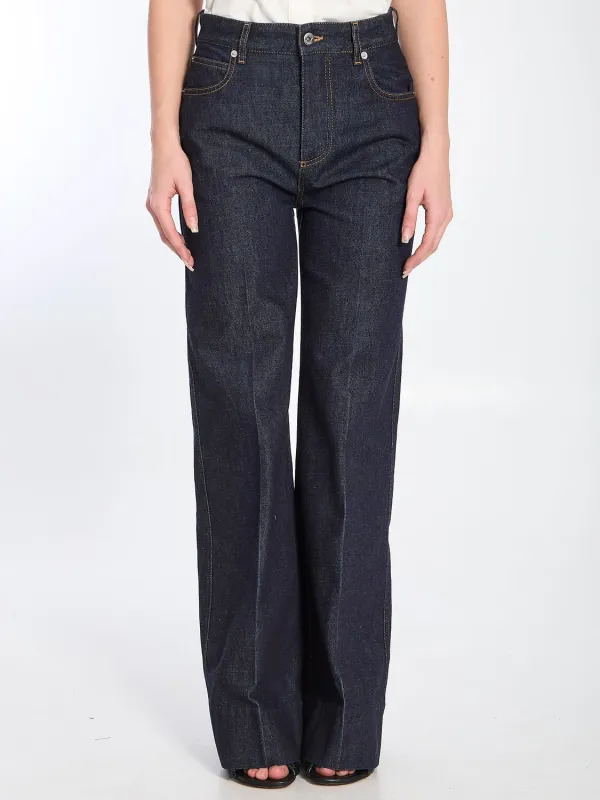 WIDE-LEG JEANS sold by Lord & Taylor