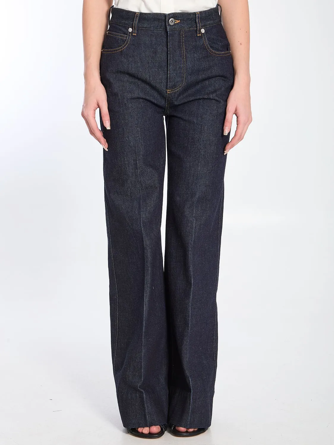 WIDE-LEG JEANS sold by Lord & Taylor