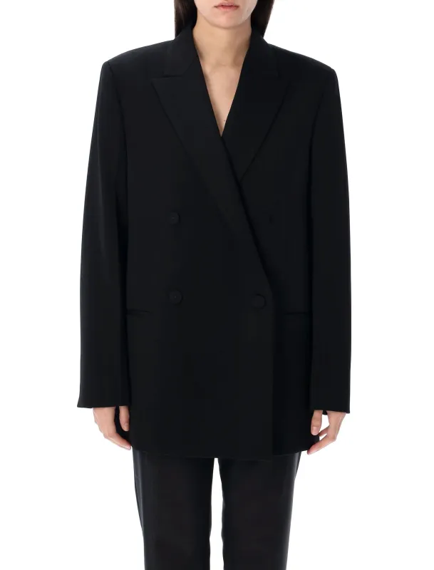 COMPACT WOOL GRAIN DE POUDRE BLAZER made by Jil Sander