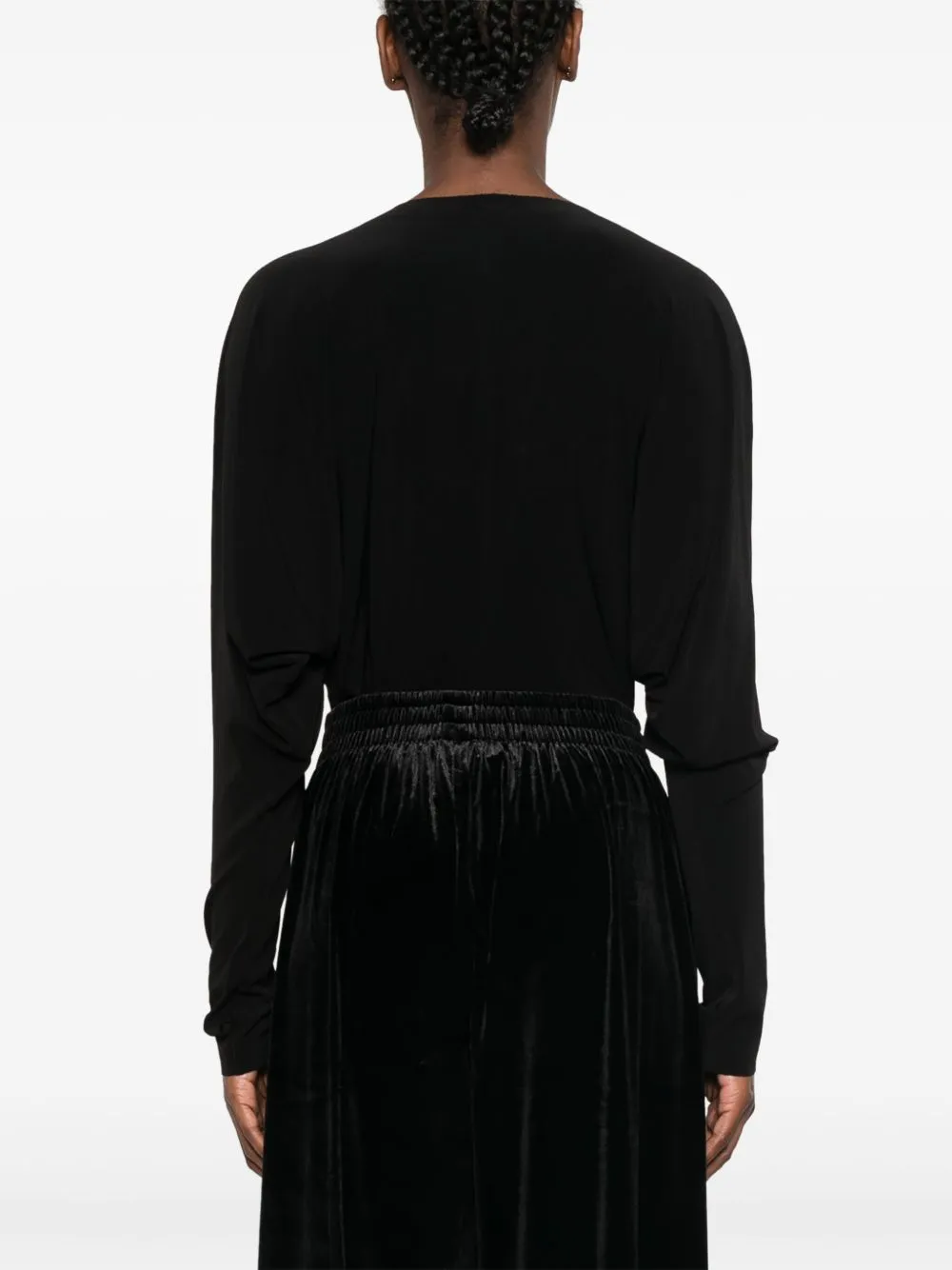 V-NECKED BODYSUIT sold by Lord & Taylor product image thumbnail 5