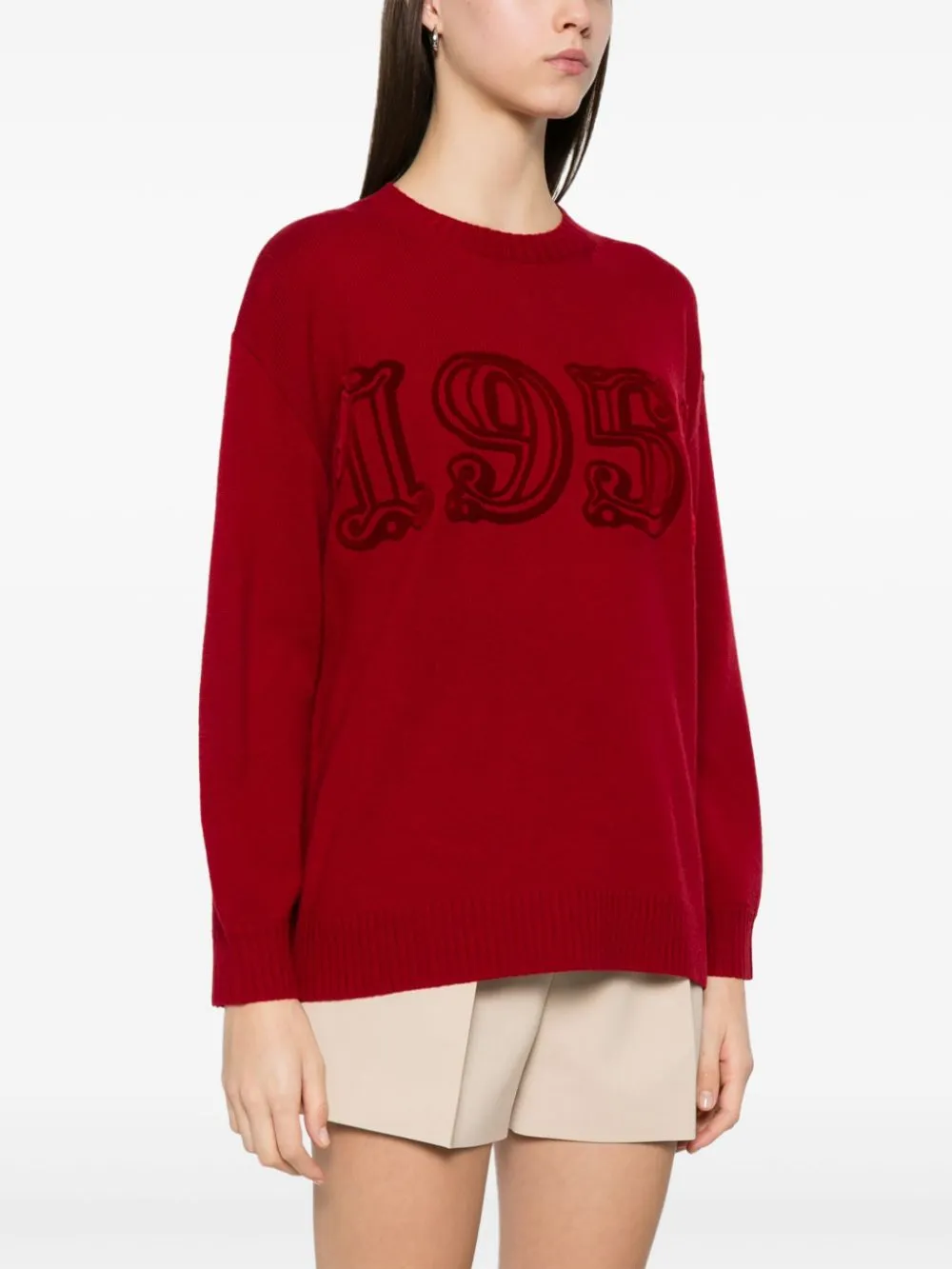 LOGO WOOL AND CASHMERE JUMPER sold by Lord & Taylor product image thumbnail 5