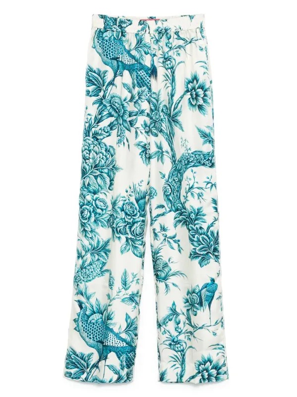 PRINTED SILK TROUSERS sold by Lord & Taylor