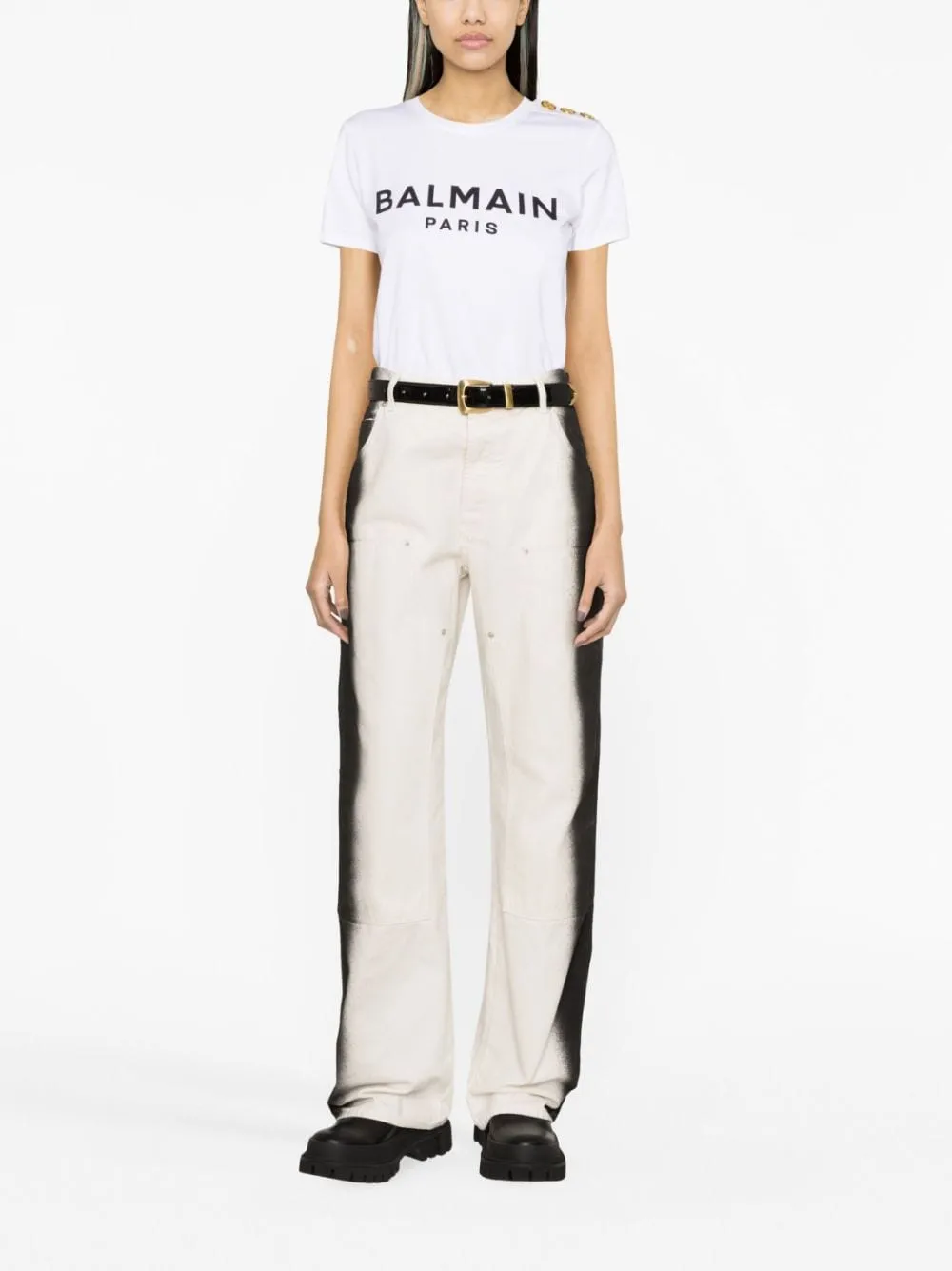 LOGO ORGANIC COTTON T-SHIRT sold by Lord & Taylor product image thumbnail 4