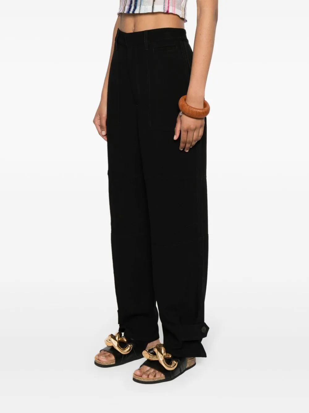 LINEN BLEND CARGO TROUSERS sold by Lord & Taylor product image thumbnail 5