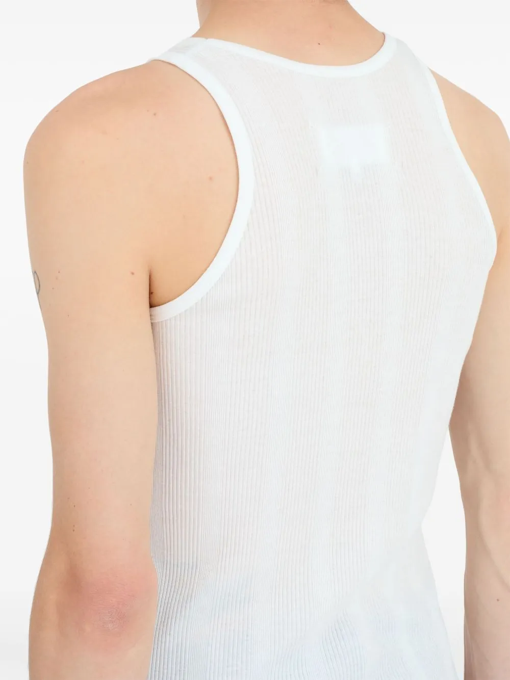 LOGO COTTON BLEND TANK TOP sold by Lord & Taylor product image thumbnail 3
