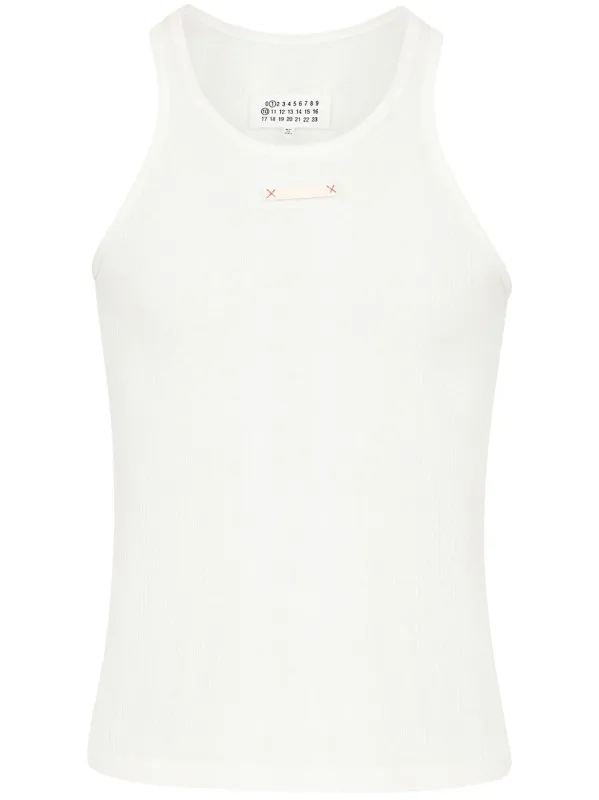 LOGO COTTON BLEND TANK TOP made by Maison Margiela