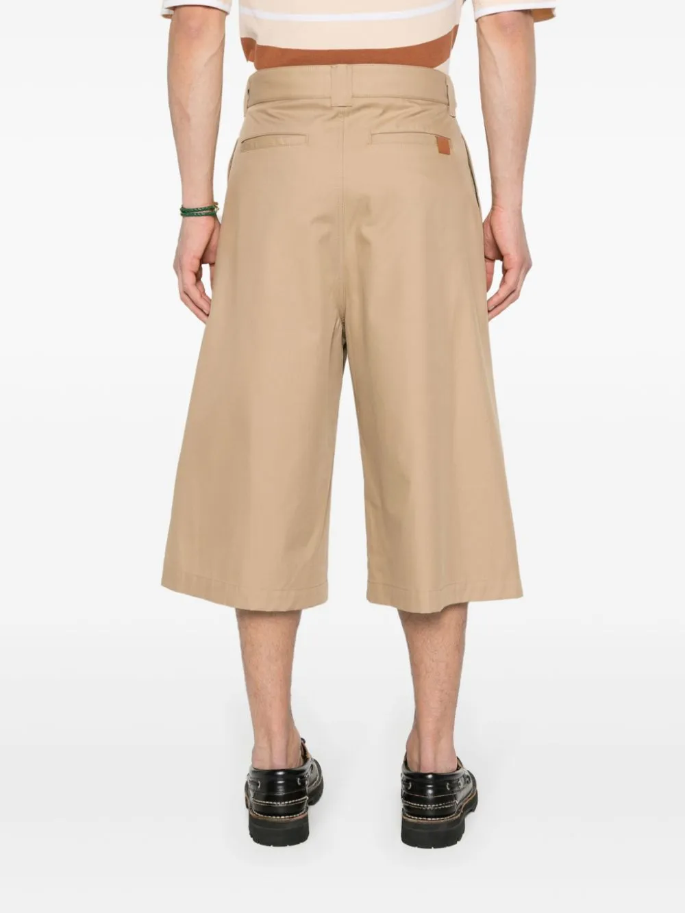 COTTON PLEATED CROPPED TROUSERS sold by Lord & Taylor product image thumbnail 3