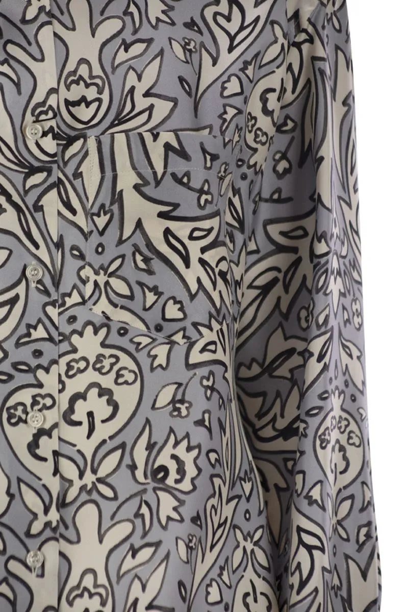 ENFASI - SILK TWILL SHIRT sold by Lord & Taylor product image thumbnail 4