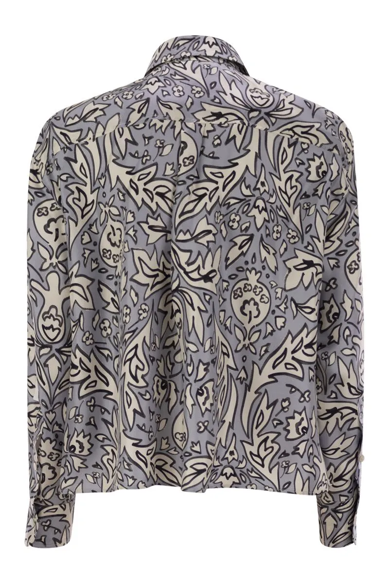 ENFASI - SILK TWILL SHIRT sold by Lord & Taylor product image thumbnail 2