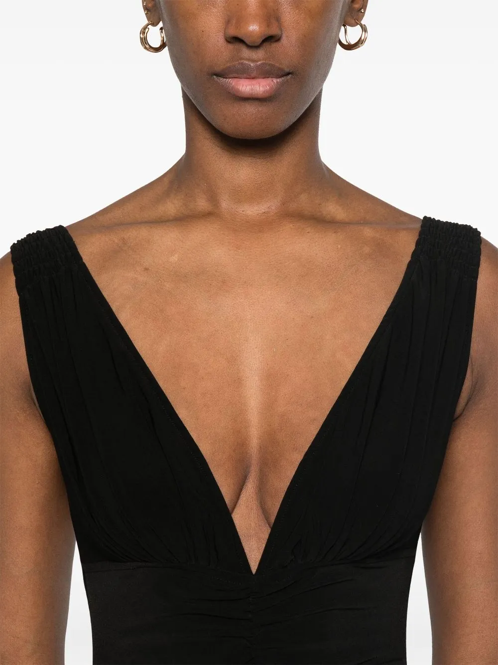 V-NECKED BODYSUIT sold by Lord & Taylor product image thumbnail 4