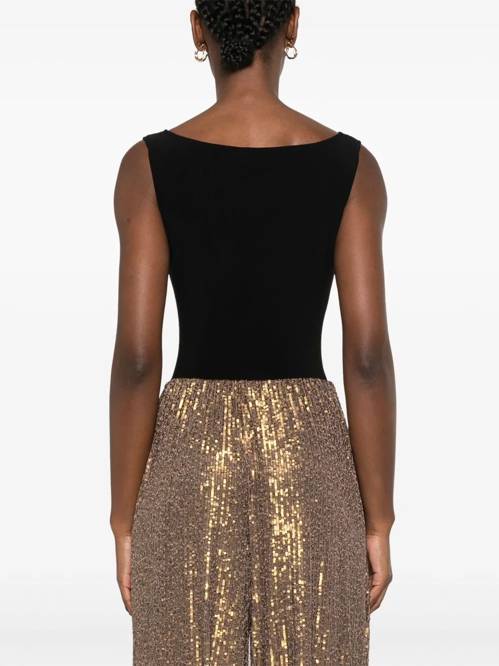 V-NECKED BODYSUIT sold by Lord & Taylor product image thumbnail 3