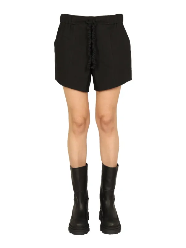 RUFFLED ELASTIC SHORTS sold by Lord & Taylor