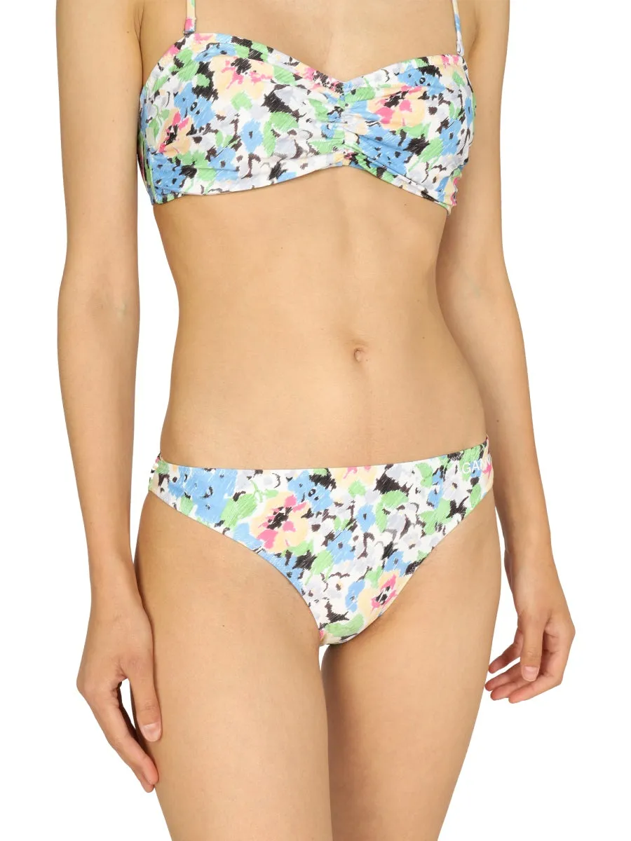 FLORAL PATTERN BIKINI BRIEFS sold by Lord & Taylor product image thumbnail 2
