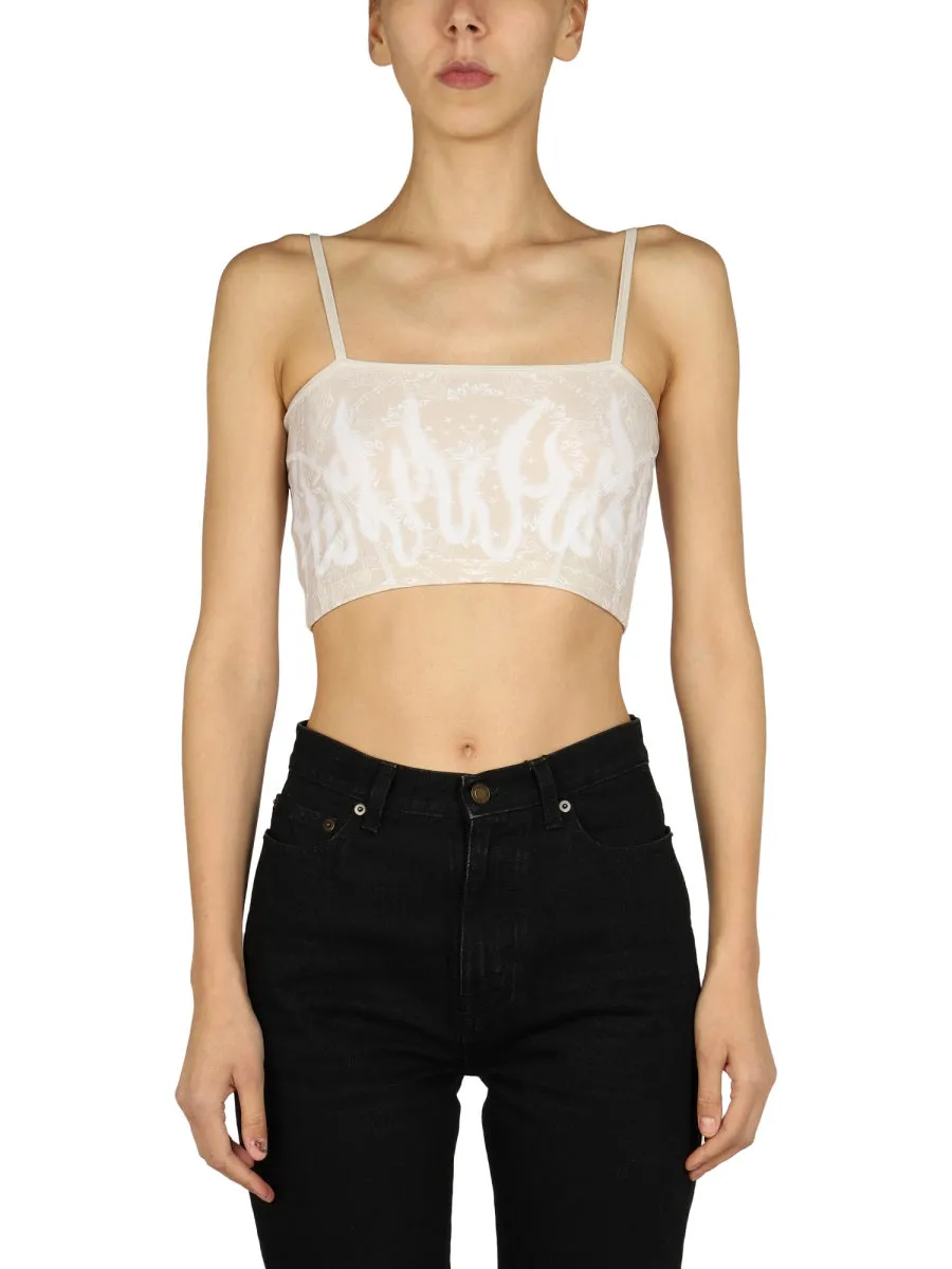 PAILSEY PATTERN CROP TOP sold by Lord & Taylor