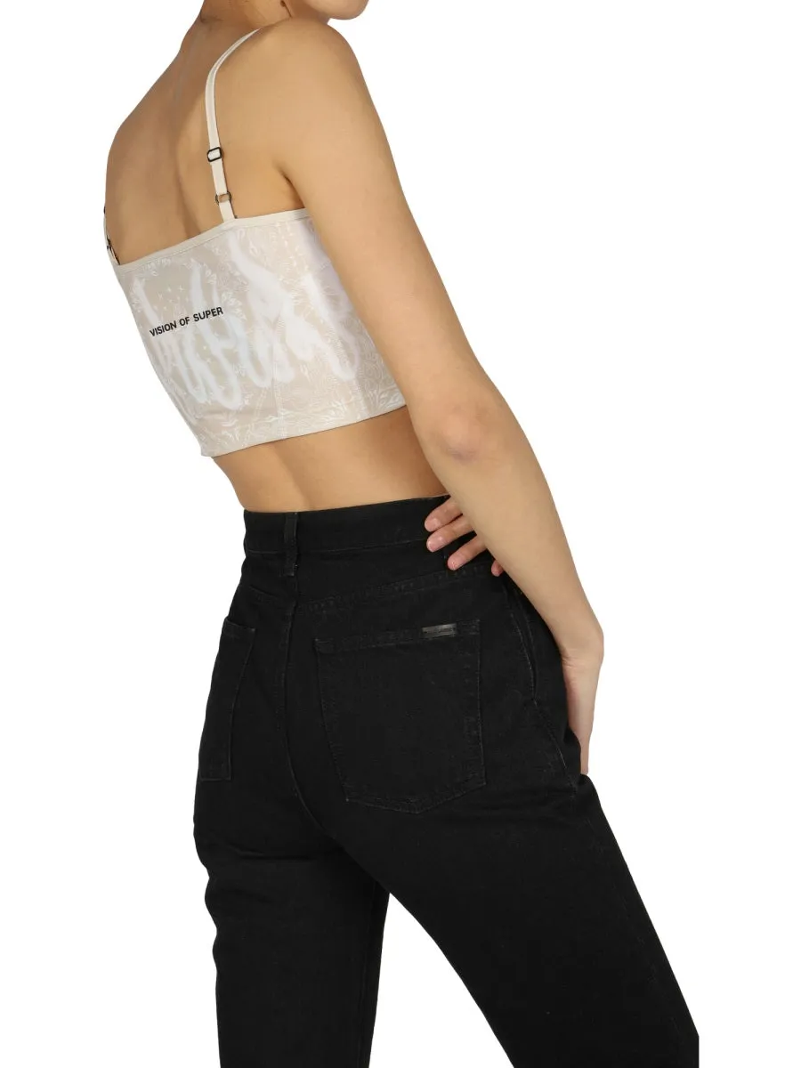 PAILSEY PATTERN CROP TOP sold by Lord & Taylor product image thumbnail 4