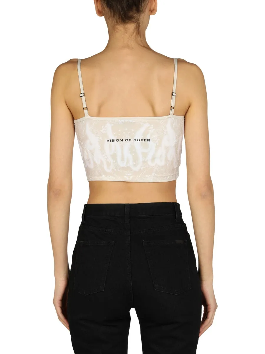 PAILSEY PATTERN CROP TOP sold by Lord & Taylor product image thumbnail 3