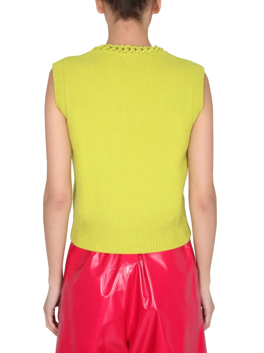 VEST WITH CROCHET CHAIN sold by Lord & Taylor product image thumbnail 3