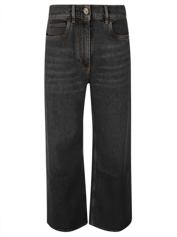 BAGGY JACQUARD JEANS sold by Lord & Taylor