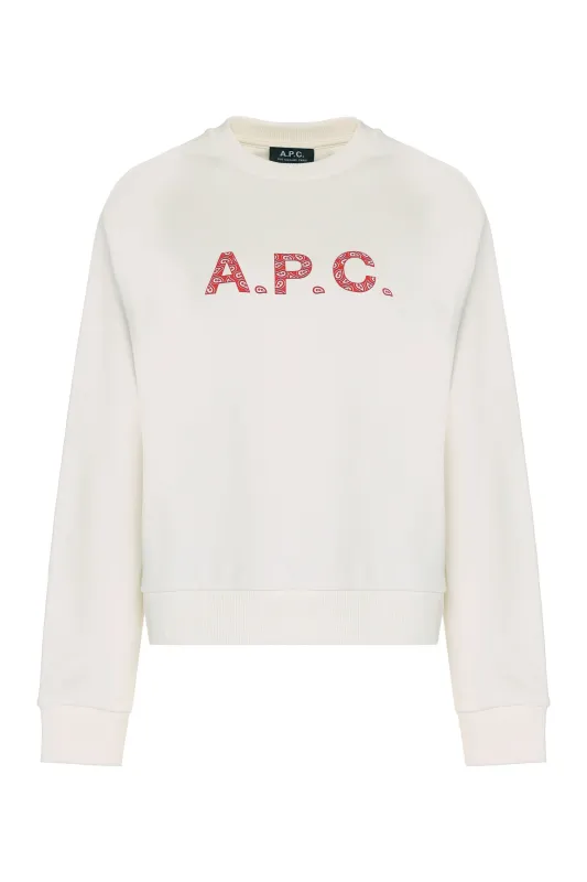 PATTY COTTON CREW-NECK SWEATSHIRT sold by Lord & Taylor