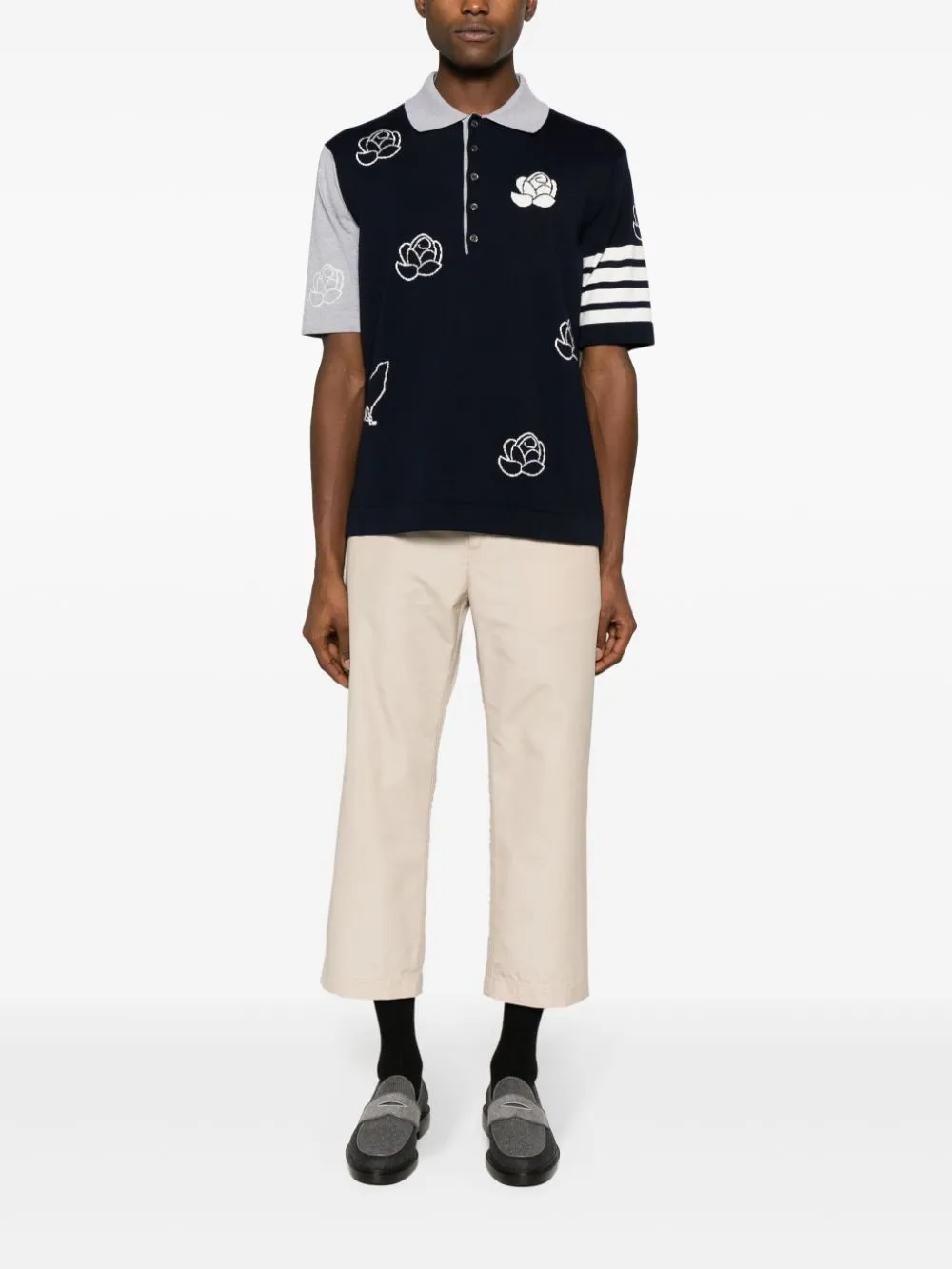 KHAKI TAILORED CROPPED STRAIGHT TROUSERS sold by Lord & Taylor product image thumbnail 4