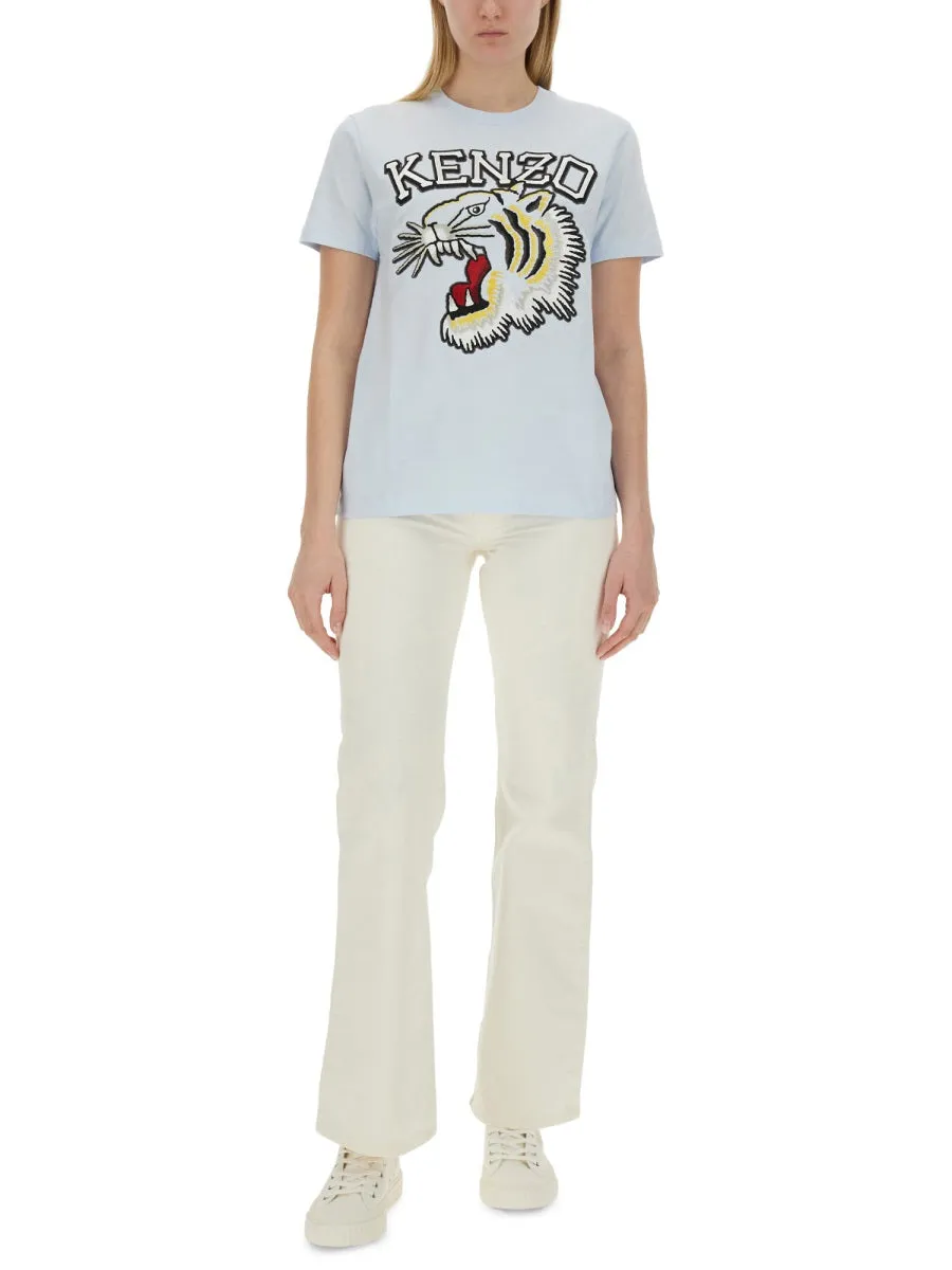 T SHIRT WITH TIGER EMBROIDERY sold by Lord & Taylor product image thumbnail 2
