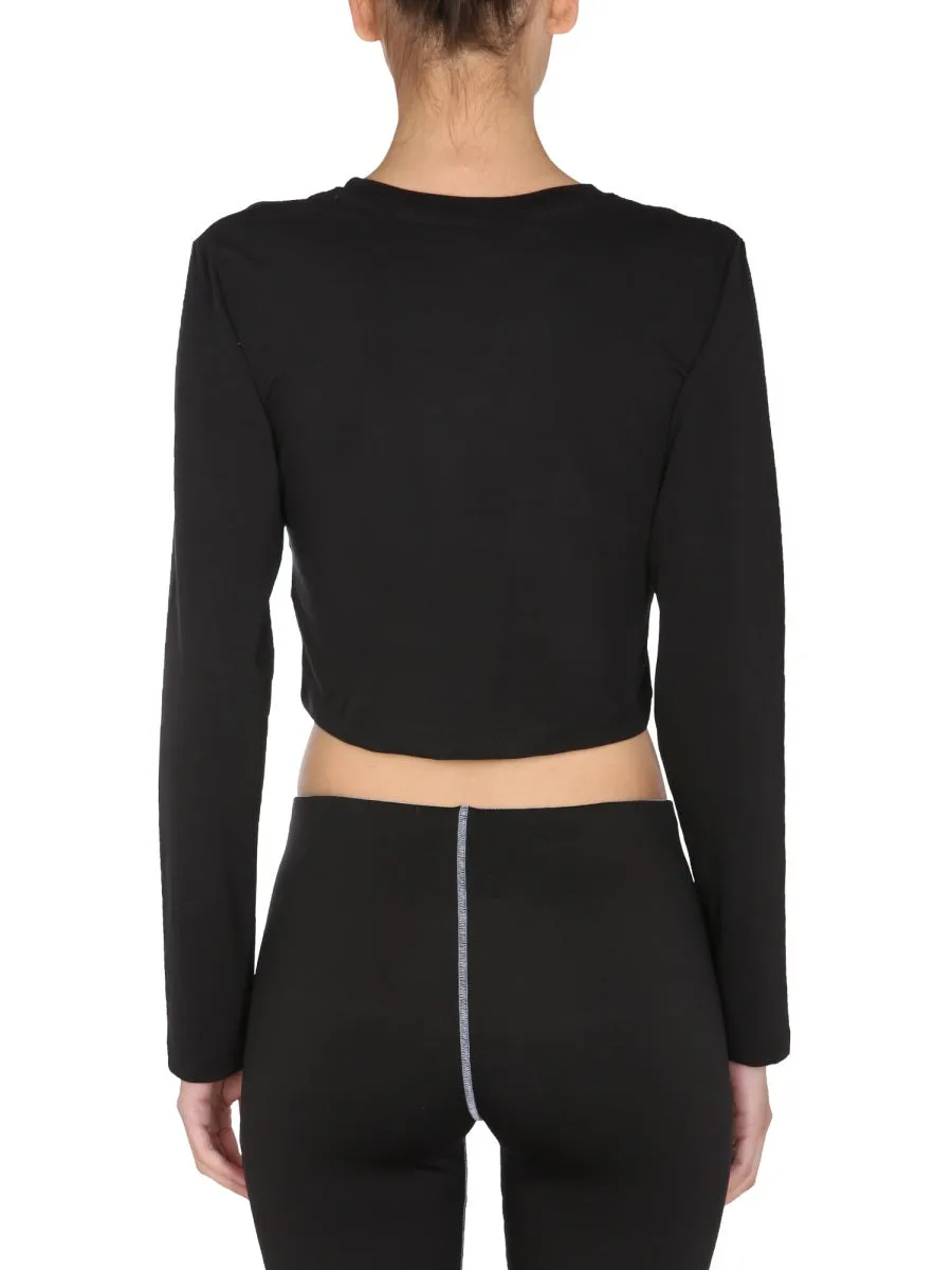 CROPPED FIT T SHIRT sold by Lord & Taylor product image thumbnail 3